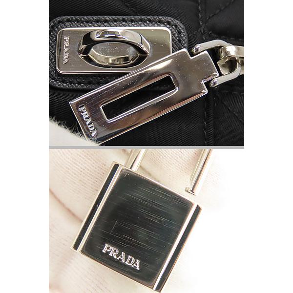 【4/21価格改定】PRADA 美品 プラダ インプントゥ チェーンショルダーバッグ 1BB072 テスート ナイロン サフィアーノ レザー ブラック キルティング ショルダーバッグ ハンドバッグ ABランク 鑑定済 中古 プラダバッグ PRADA（プラダ） 新古品 テスート インプントゥ キルティングステッチ