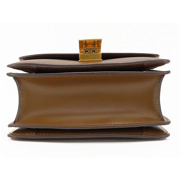 未使用 セリーヌ CELINE クラシック ボックス スモール 斜め掛けショルダーバッグ ポシェット 新ロゴ   189183DLS.04FG CELINE（セリーヌ） 未使用 クラシック ボックス スモール ショルダー