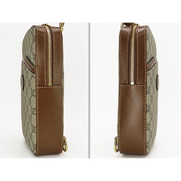 GUCCI GGスプリーム　ボディバッグ　美品 GUCCI（グッチ） 未使用 GGスプリーム インターロッキングG スリング