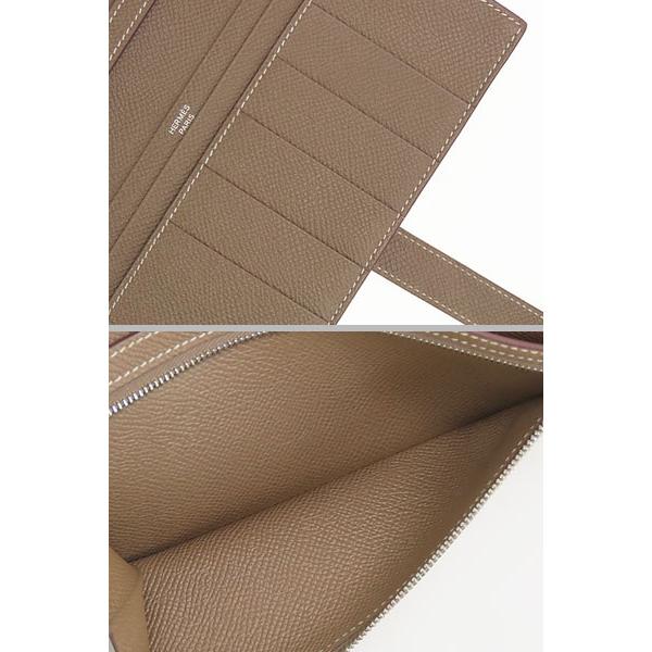 Bearn 美品 エルメス HERMES ベアンスフレ 二つ折り長財布 マチ有り  