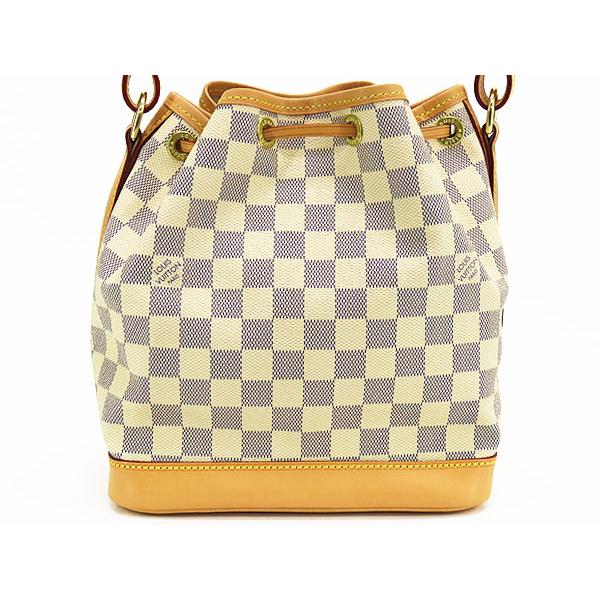 ほぼ新品 ルイヴィトン  ダミエアズール ノエ BB  ドローストリングバッグ ハンドバッグ ショルダーバッグ   N41220 LOUIS VUITTON（ルイ・ヴィトン） ほぼ新品 ダミエアズール ノエ BB