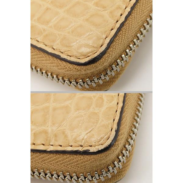 激レアほぼ新品 グッチ  マット クロコダイル ジップアラウンドウォレット ラウンドファスナー長財布 ベージュ 374850 GUCCI - 激レアほぼ新品 グッチ マット クロコダイル ジップアラウンド