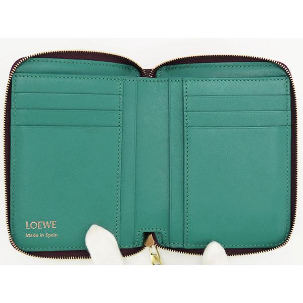 LOEWE 外超美品 ロエベ ノット コンパクト ジップアラウンド LOEWE 外超美品 ロエベ ノット コンパクト ジップアラウンド