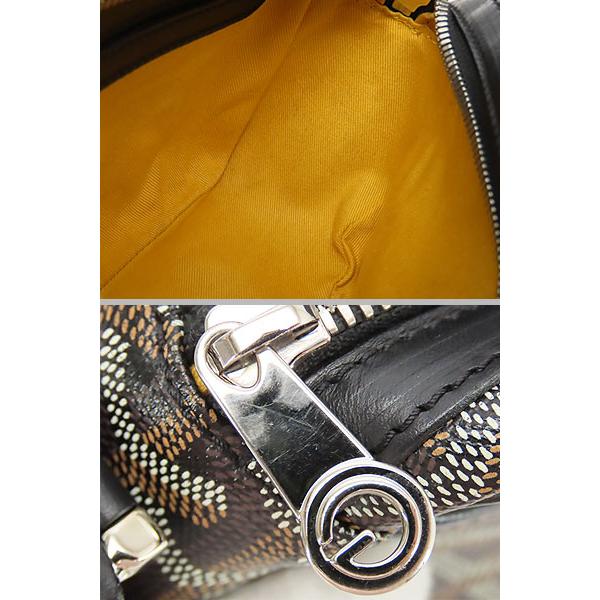 美品 GOYARD ゴヤール カップヴェールPM - ショルダーバッグ PVC レザー ブラック クロスボディ ポシェット ポーチ【本物保証】 GOYARD（ゴヤール） 美品 カップヴェール PM バッグ 斜め掛け