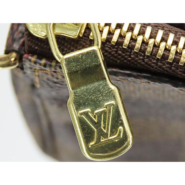 未使用 ルイヴィトン LOUIS VUITTON ダミエ ミニポシェット アクセ
