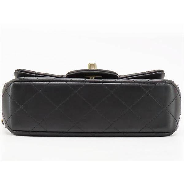 本物 シャネル CHANEL ココマーク マトラッセ ミニフラップ チェーン ショルダーバッグ ポシェット レザー ブラック Matelasse バッグ 中古・ マトラッセ 激レア超美品 シャネル ココマーク ミニ フラップ バッグ