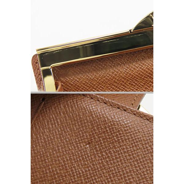 未使用 ルイヴィトン LOUIS VUITTON モノグラム ポルトフォイユ ヴィエノワ 二つ折り がま口財布 コンパクト財布 ダークブラウン PVC レザー M61674 LOUIS VUITTON - 未使用 ルイヴィトン LOUIS VUITTON モノグラム