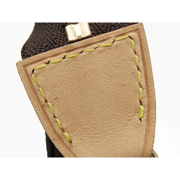 未使用 ルイヴィトン LOUIS VUITTON モノグラム ミニ ポシェット アクセソワール アクセサリーポーチ ハンドポーチ ダークブラウン M58009