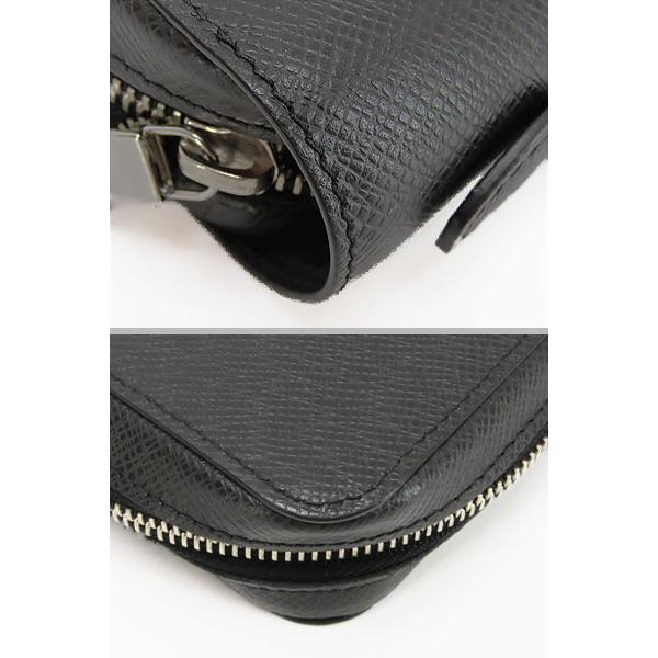 美品✨　ルイヴィトン　ジッピーXL タイガ　長財布　セカンドバッグ　黒　レザー LOUIS VUITTON（ルイ・ヴィトン） 美品 タイガ ジッピーXL ハンドル付