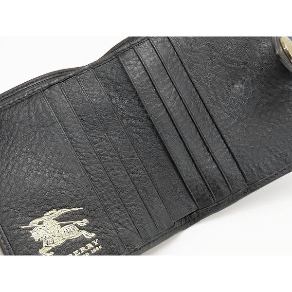 BURBERRY（バーバリー） ほぼ新品 ハウスチェック Wホック財布 両面