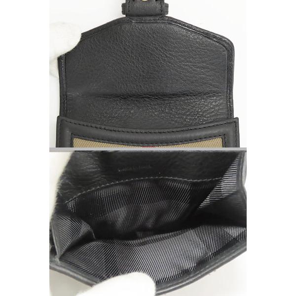 BURBERRY（バーバリー） ほぼ新品 ハウスチェック Wホック財布 両面