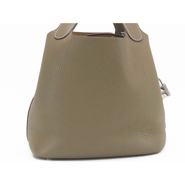 HERMES 美品 エルメス ピコタンロック 18 PM ハンドバッグ トート