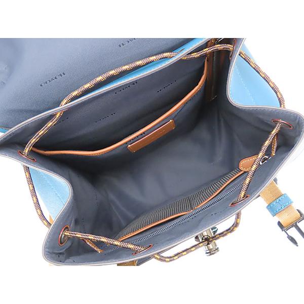 新品同様 コーチ COACH リーグ フラップ バックパック リュックサック