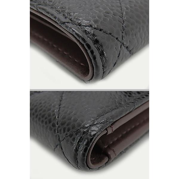 キャビアスキン ほぼ新品 シャネル マトラッセ スモールフラップ