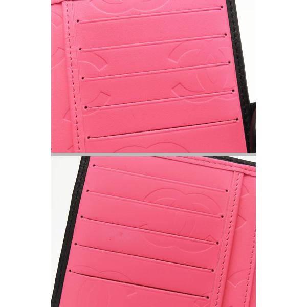 CAMBON 超美品 シャネル CHANEL カンボンライン ココマーク 二つ折り