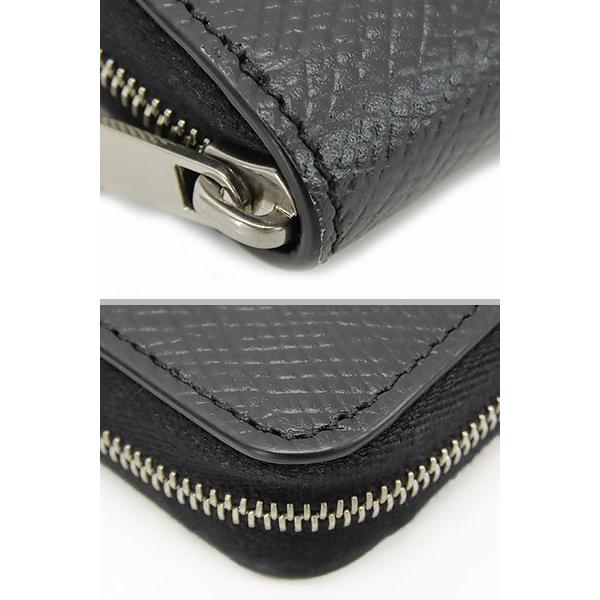 セリーヌ ラージジップドウォレット ラウンドファスナー財布 黒カーフ 中古 10B553BEL CELINE（セリーヌ） 新品同様 ラージ ジップドウォレット ラウンド