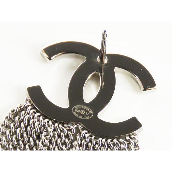CHANEL シャネルピアスココマークチェーンロングスイング