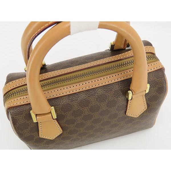 CELINE（セリーヌ） 美品 ヴィンテージ マカダム ミニ ボストンバッグ