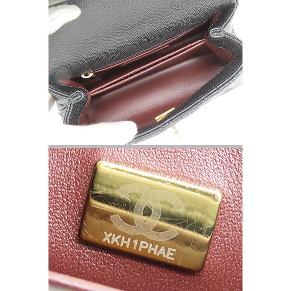 キャビアスキン 超美品 シャネル マトラッセ ココハンドル XXS 2WAY
