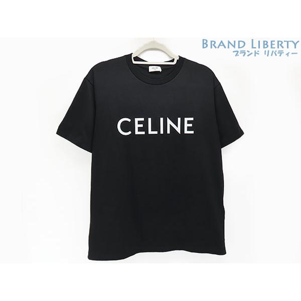 CELINE 未使用 セリーヌ ルーズ Tシャツ コットンジャージー ロゴ 