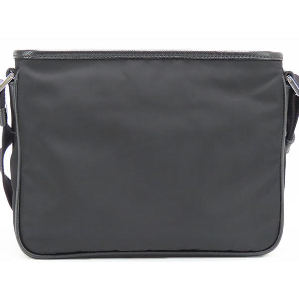 Prada 極美品 ナイロン レザー ショルダーバッグ メッセンジャー プラダ PRADA（プラダ） 美品 ナイロン ショルダーバッグ メッセンジャー