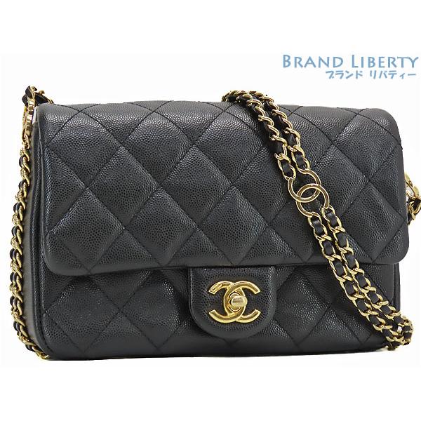 キャビアスキン 激レア美品 シャネル マトラッセ キャビア ミニ