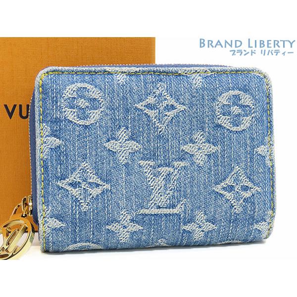 【限定値段】 モノグラム デニム 二つ折り財布 LOUIS VUITTON（ルイ・ヴィトン） 美品 モノグラムデニム LV