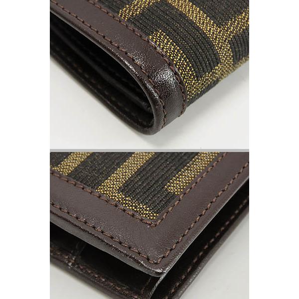 FENDI（フェンディ） 新品同様 ヴィンテージ ズッカ 二つ折り財布