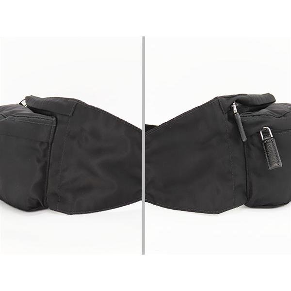 PRADA（プラダ） ほぼ新品 ナイロン トライアングル ベルトバッグ