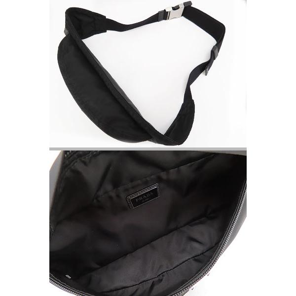 PRADA（プラダ） ほぼ新品 ナイロン トライアングル ベルトバッグ