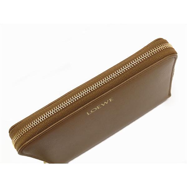 現行【未使用級】LOEWE ノット コンパクト ジップアラウンド ウォレット ノット コンパクト ジップアラウンド ウォレット（シャイニーナパ