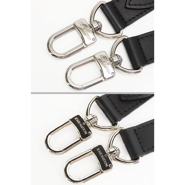 ルイヴィトン】 ショルダーストラップ 新品 レザー 光沢 長さ調整可 黒