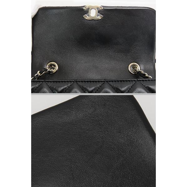 マトラッセ ほぼ新品 シャネル CHANEL ミニ フラップ バッグ チェーン