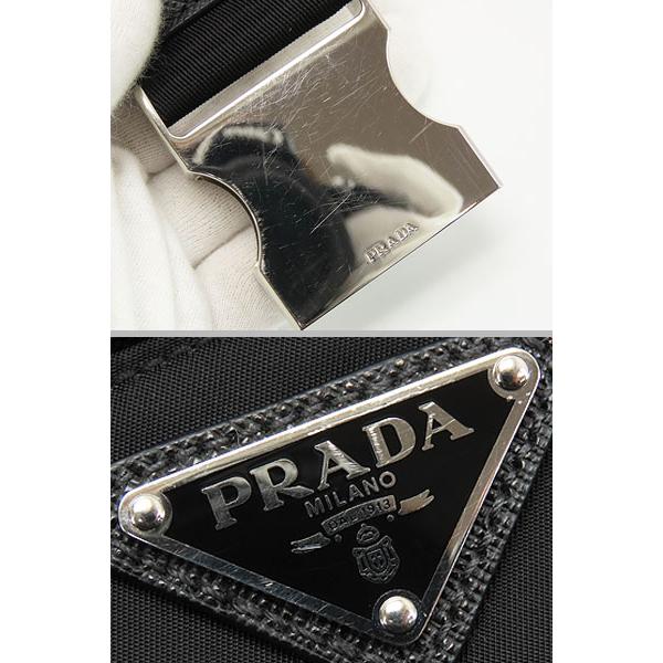 PRADA（プラダ） ほぼ新品 ナイロン トライアングル サフィアーノ 