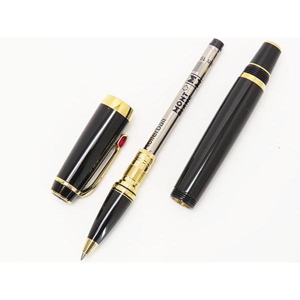 激レア新品同様 モンブラン MONT BLANC ボエム ルージュ ローラー ボールペン ブラック ルージュ ゴールド金具 25300 5096の画像