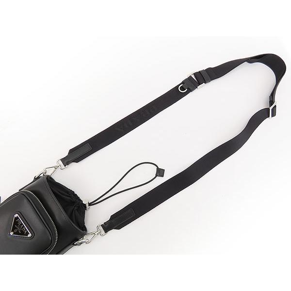 PRADA（プラダ） 新古品 レザー スマートフォンケース フォンポーチ 