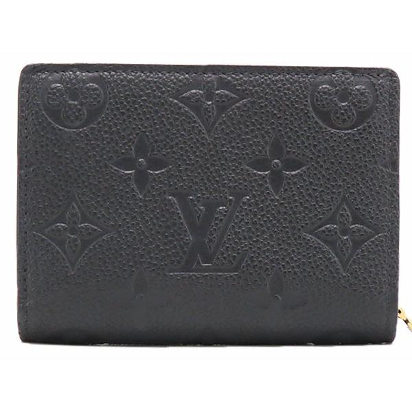 美品✨️ルイヴィトン　アンプラント　ポルトフォイユクレア コンパクト財布　黒 LOUIS VUITTON（ルイ・ヴィトン） 新古品 モノグラムアンプラント