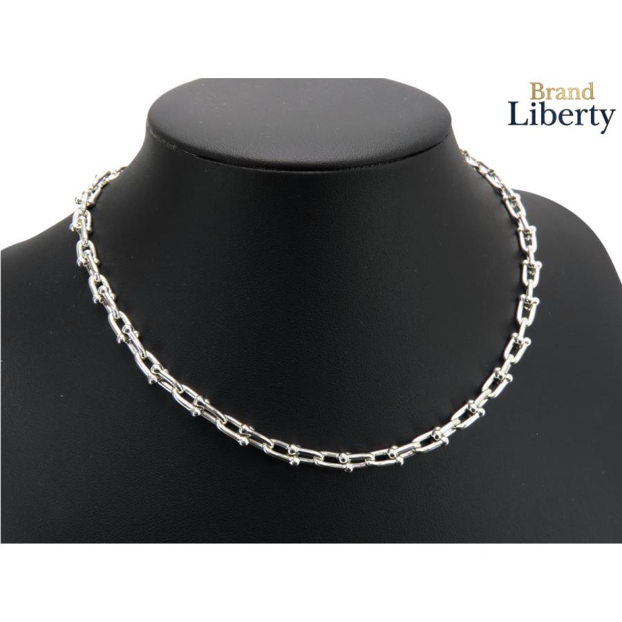 Tiffany & Co. シルバー ハードウェア チェーン ネックレス TIFFANY&Co.（ティファニー） 新品仕上げ TIFFANY&Co ハードウェア