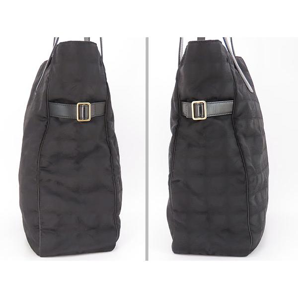 ほぼ新品 シャネル CHANEL ニュートラベルライン トートGM トートバッグ ショルダーバッグ ブラック ナイロン A15825の画像
