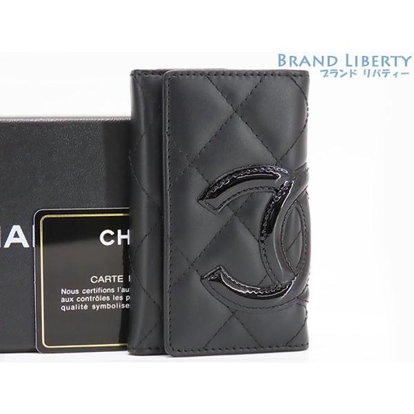 CHANEL シャネルカンボンライン　グレー レザー キーケース　ケース CAMBON 未使用 シャネル CHANEL カンボンライン 6連キーケース