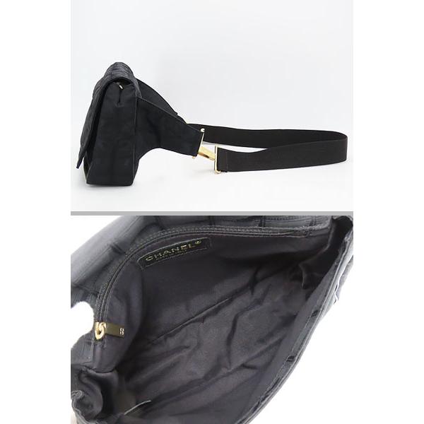 超美品 シャネル CHANEL ニュートラベルライン ベルトバッグ ボディバッグ バムバッグ ウエストバッグ ウエストポーチ ブラック ナイロン A29346の画像