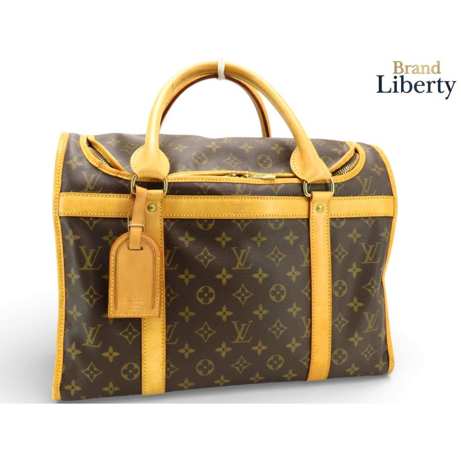 ルイヴィトン　サックシャン　ペットキャリー　ネームタグ付き　50cm LOUIS VUITTON（ルイ・ヴィトン） レア美品 モノグラム サックシャン40