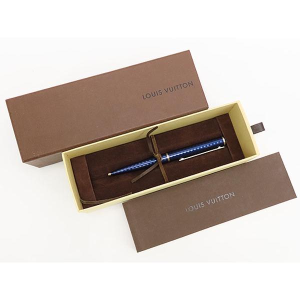 超美品 ルイヴィトン LOUIS VUITTON ジェット ラック ツイスト式 ボールペン アンディゴブルー シルバー N79155 LOUIS VUITTON（ルイ・ヴィトン） 超美品 ジェット ラック ツイスト式