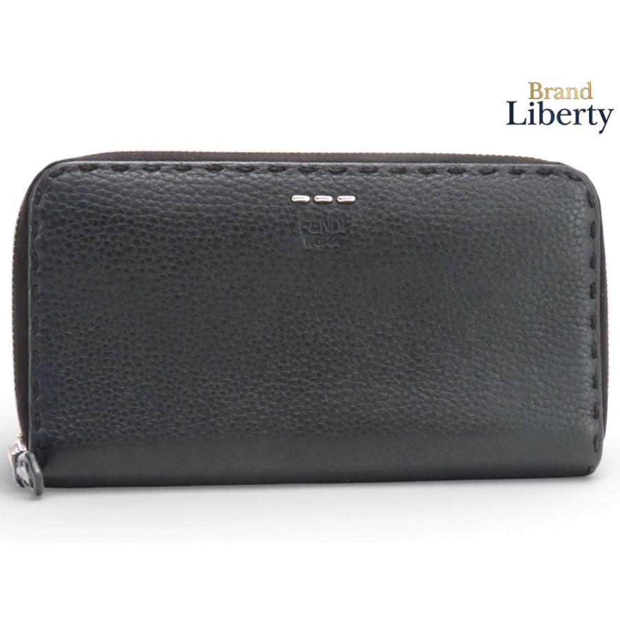 FENDI（フェンディ） 美品 セレリア ジップアラウンド財布 ラウンド