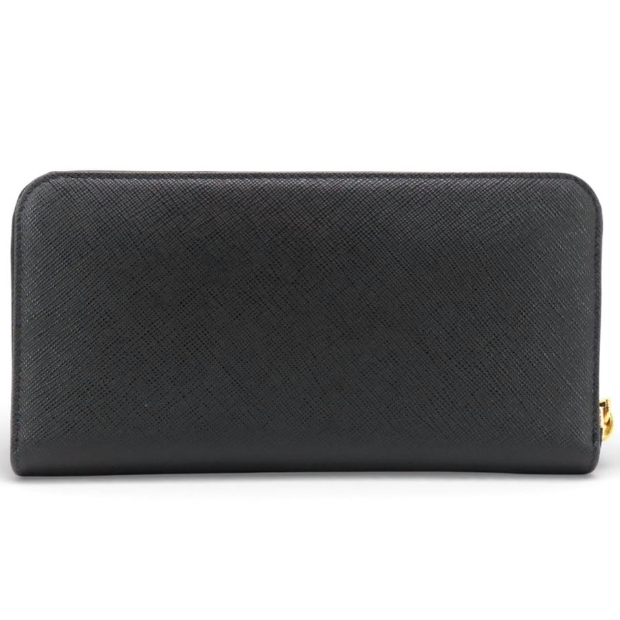 PRADA（プラダ） 新品同様 サフィアーノ トライアングル ジップ