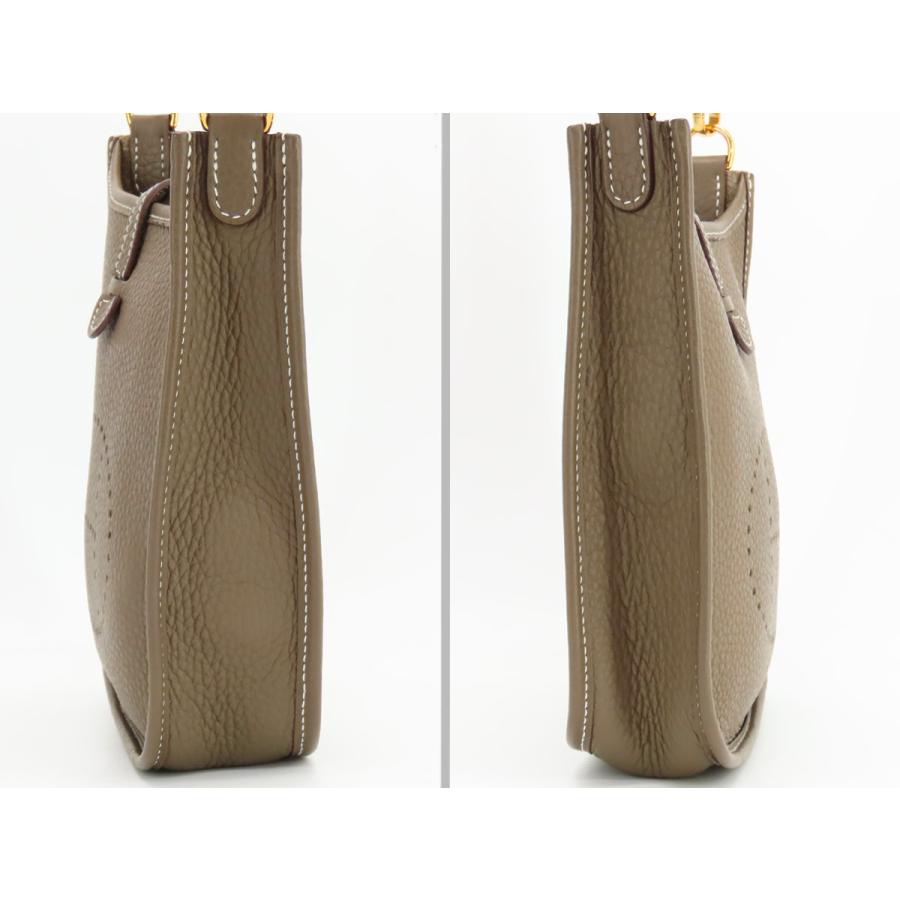 超美品 エルメス HERMES エブリン TPM アマゾン ショルダーバッグ メッセンジャーバッグ ポシェット ショルダーポーチ エトゥープ U刻_2
