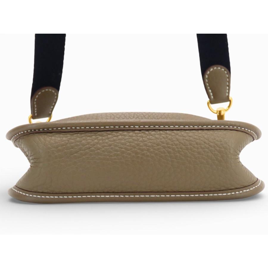 超美品 エルメス HERMES エブリン TPM アマゾン ショルダーバッグ メッセンジャーバッグ ポシェット ショルダーポーチ エトゥープ U刻_4