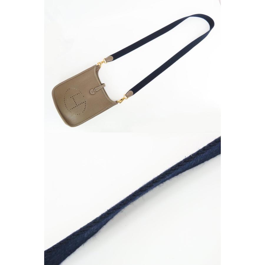 超美品 エルメス HERMES エブリン TPM アマゾン ショルダーバッグ メッセンジャーバッグ ポシェット ショルダーポーチ エトゥープ U刻_6
