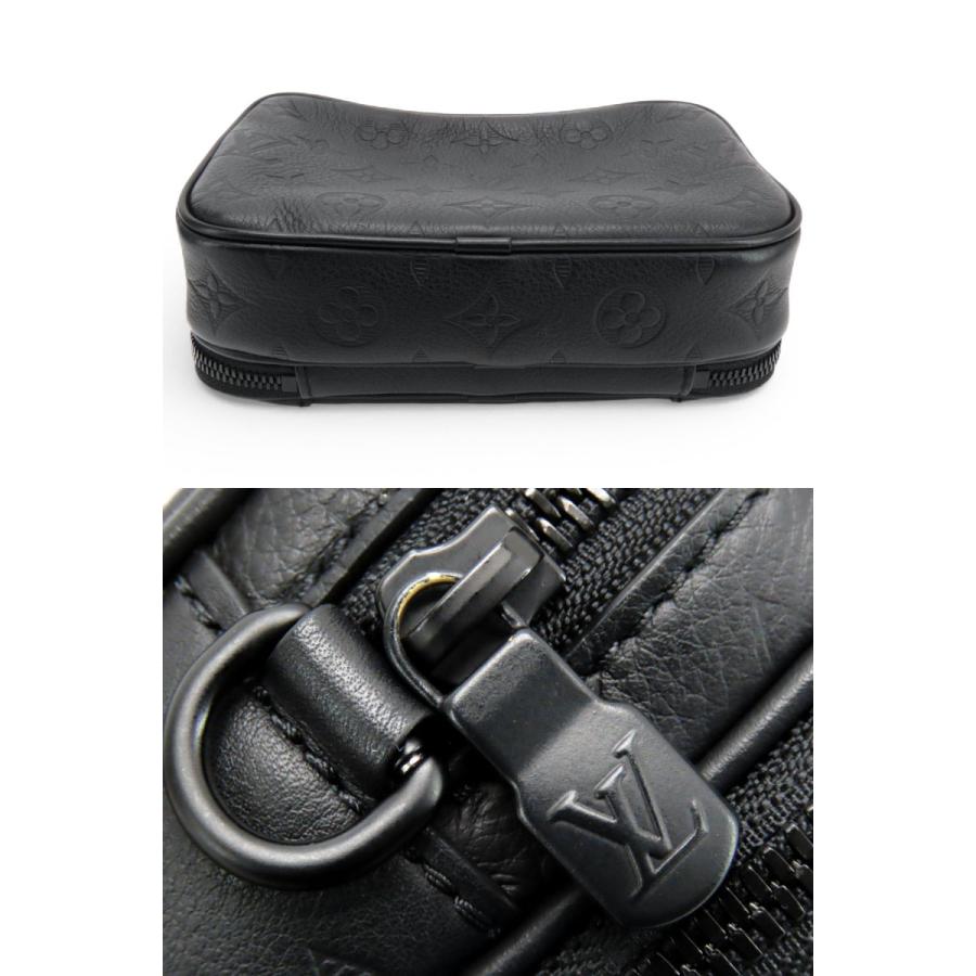 ほぼ新品　ルイヴィトン　モノグラム　シャドウ　アルファ　ウェアラブルウォレット LOUIS VUITTON（ルイ・ヴィトン） 新品同様 モノグラム シャドウ