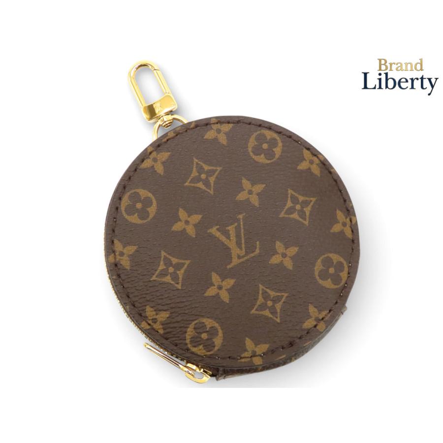 未使用‼️ルイヴィトン ケース パース 小銭入れ 丸型 ポーチ LOUIS VUITTON（ルイ・ヴィトン） 未使用 モノグラム フック付き 円形